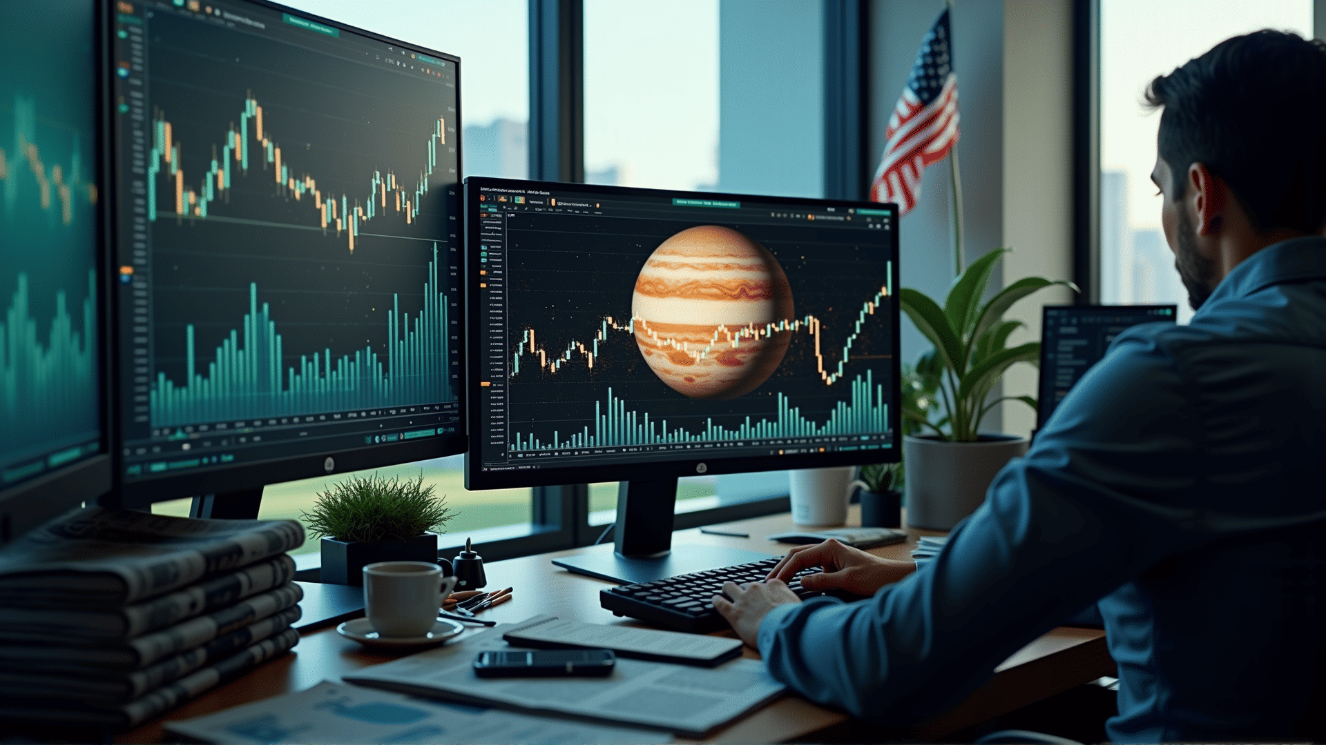 Cryptocurrency blog interface