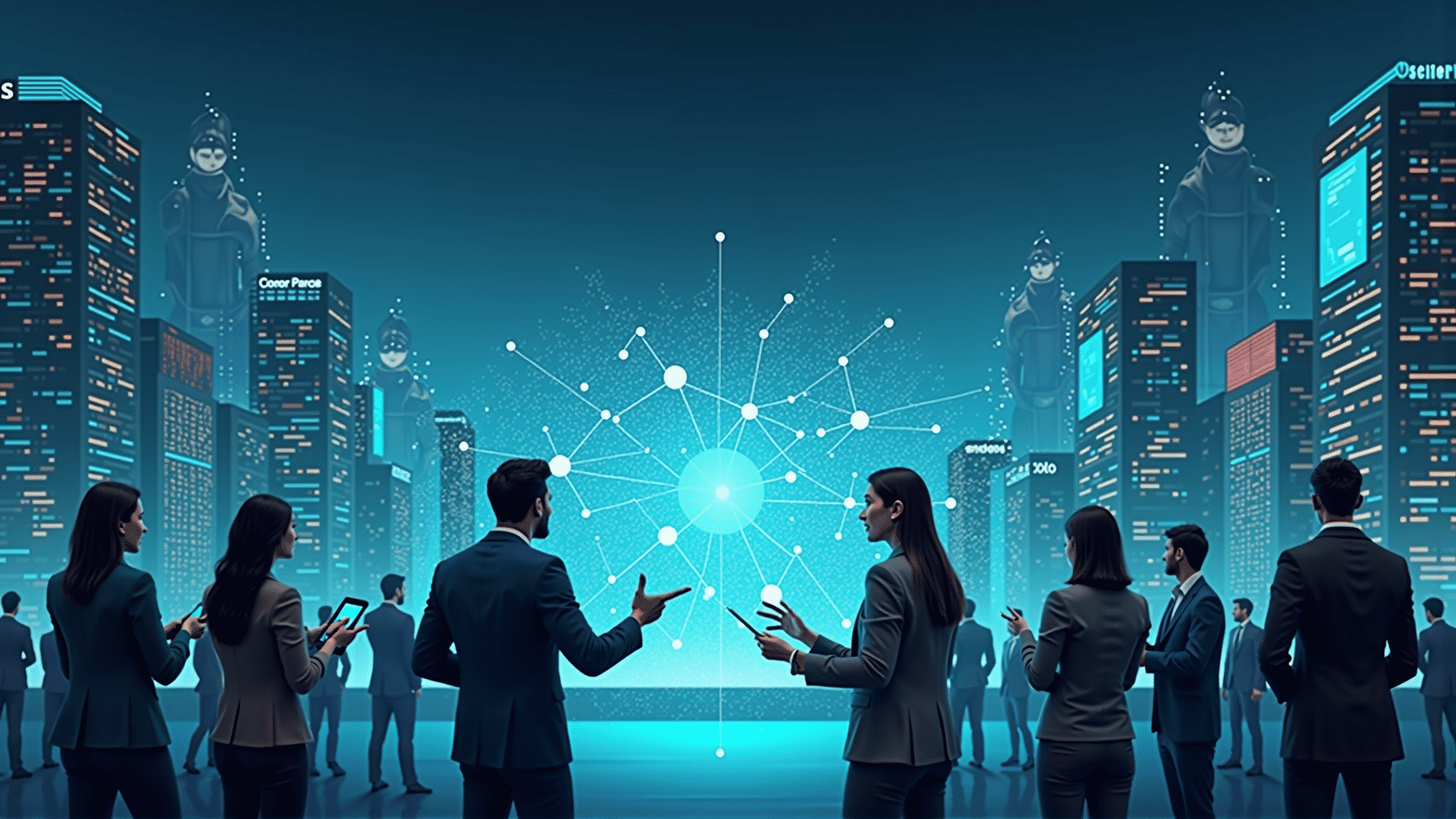 Community and partnerships illustration